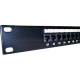 24 Port Cat6 UTP 1u Patch Panel