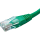 Copper Patch Lead - Cat5e UTP Stranded PVC - Green Flush Boot