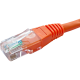 Copper Patch Lead - Cat6 UTP Stranded PVC - Orange Flush Boot