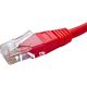 Copper Patch Lead - Cat5e UTP Stranded PVC - Red Flush Boot