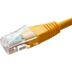 Copper Patch Lead - Cat6 UTP Stranded LSZH - Yellow Flush Boot